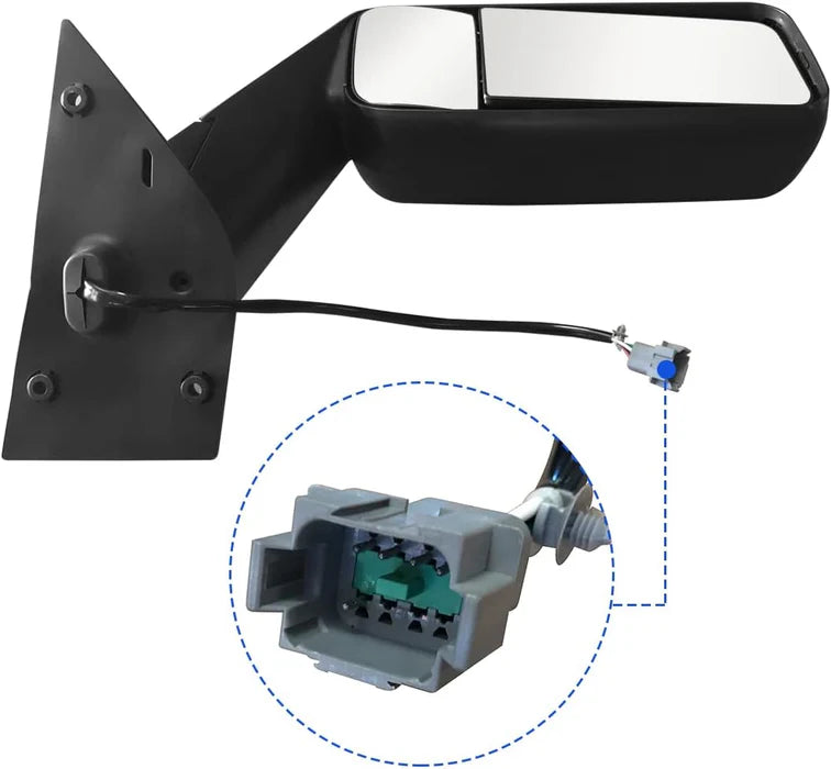 LH Door Mirror Assembly,with Black Cover, with Heating,with Electrical 2018+ Freightliner Cascadia