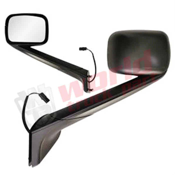 LH Hood Mirror,with Black Cover , with Heating,W/O Electrical 2018+ Freightliner Cascadia