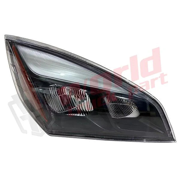 RH Headlight LED Black Housing  2018+ Freightliner Cascadia