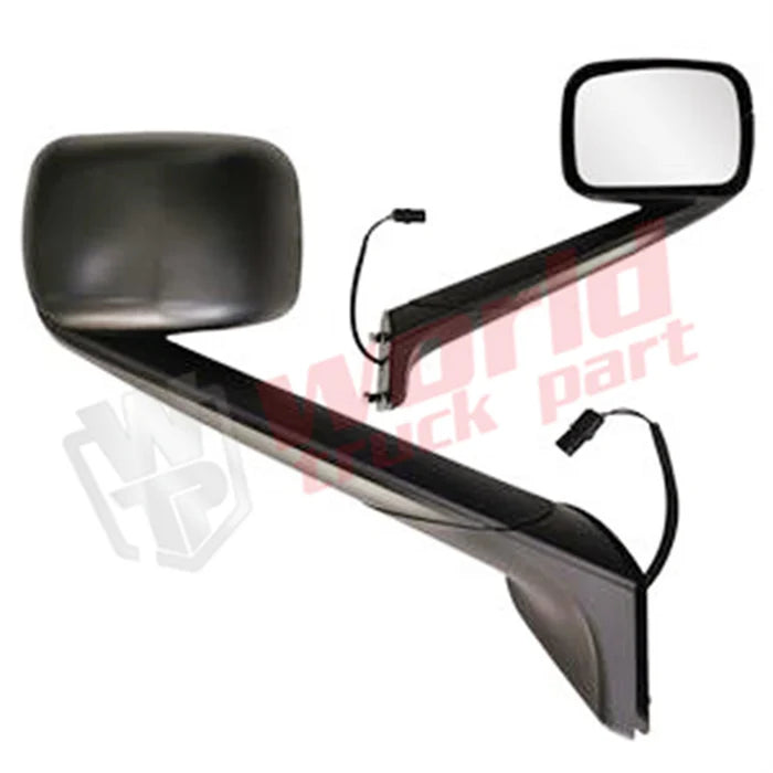 RH Hood Mirror,with Black Cover , with  Heating,W/O Electrical ,2018+  Freightliner Cascadia